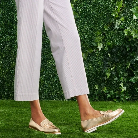 Talbots Gold Loafers for Women - Picture 1 of 6